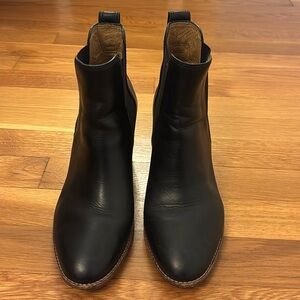 Madewell black boots. 7.5